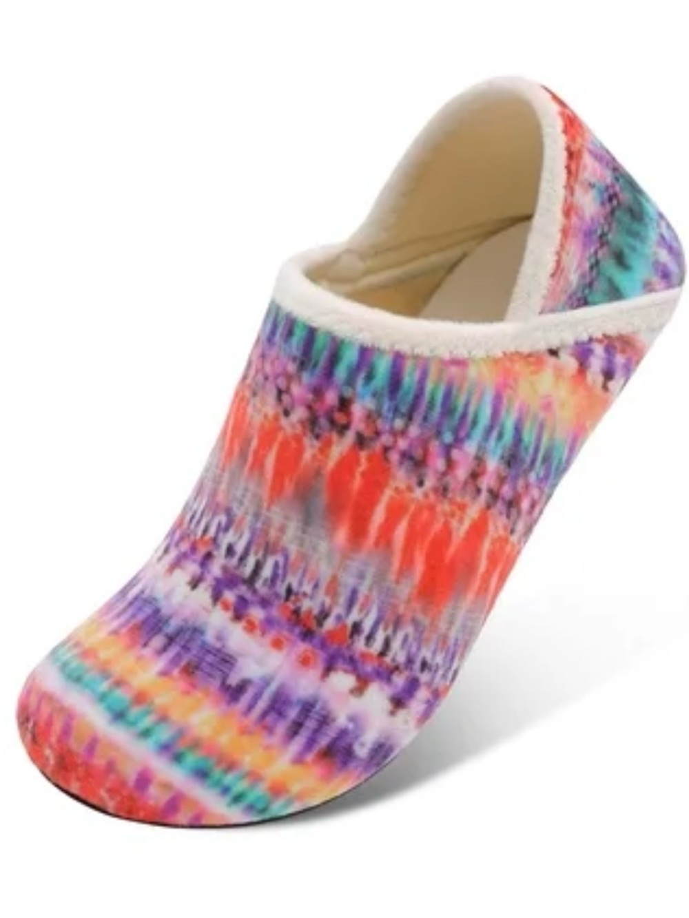 Multicolor Tie-Dye Slip-On Mule